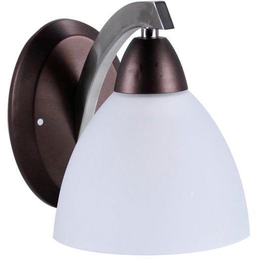 LAMP. PARED NÍQUEL SATINADO 1L E27 60W