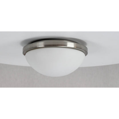 LAMP. TECHO NÍQUEL SATINADO 1L E27 60W