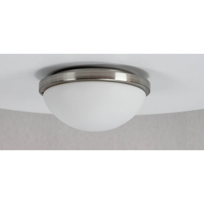 LAMP. TECHO NÍQUEL SATINADO 1L E27 60W