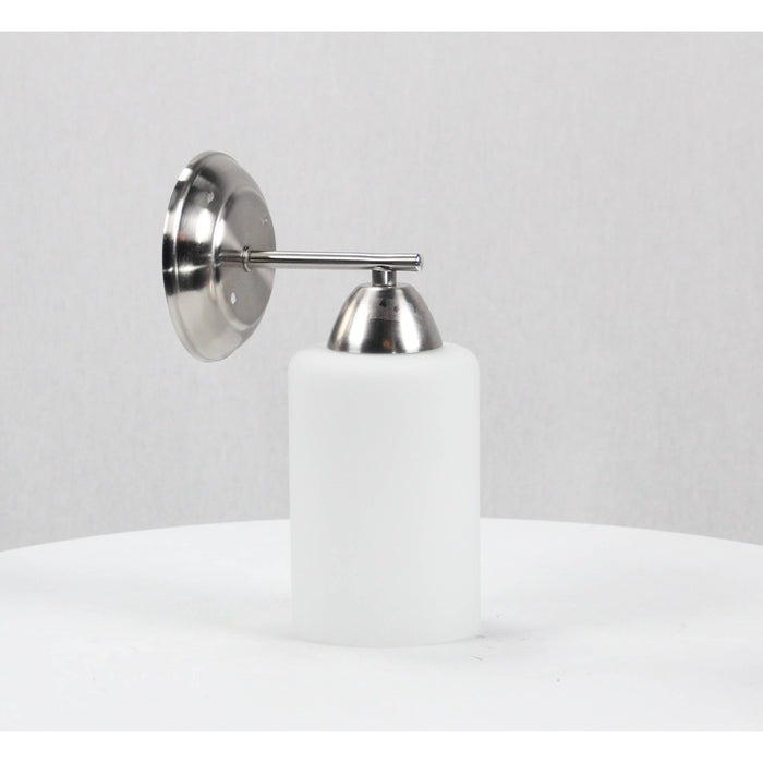 LAMP. PARED NÍQUEL SATINADO 1L E27 40W