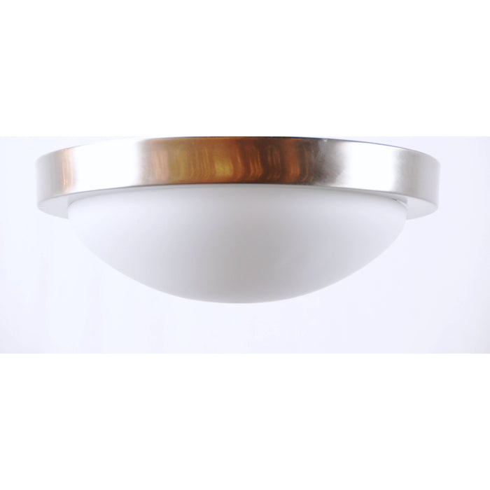 LAMP. TECHO NÍQUEL SATINADO 2L E27 60W