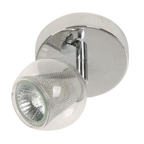 LAMP. TECHO CROMO 1L GU10 50W