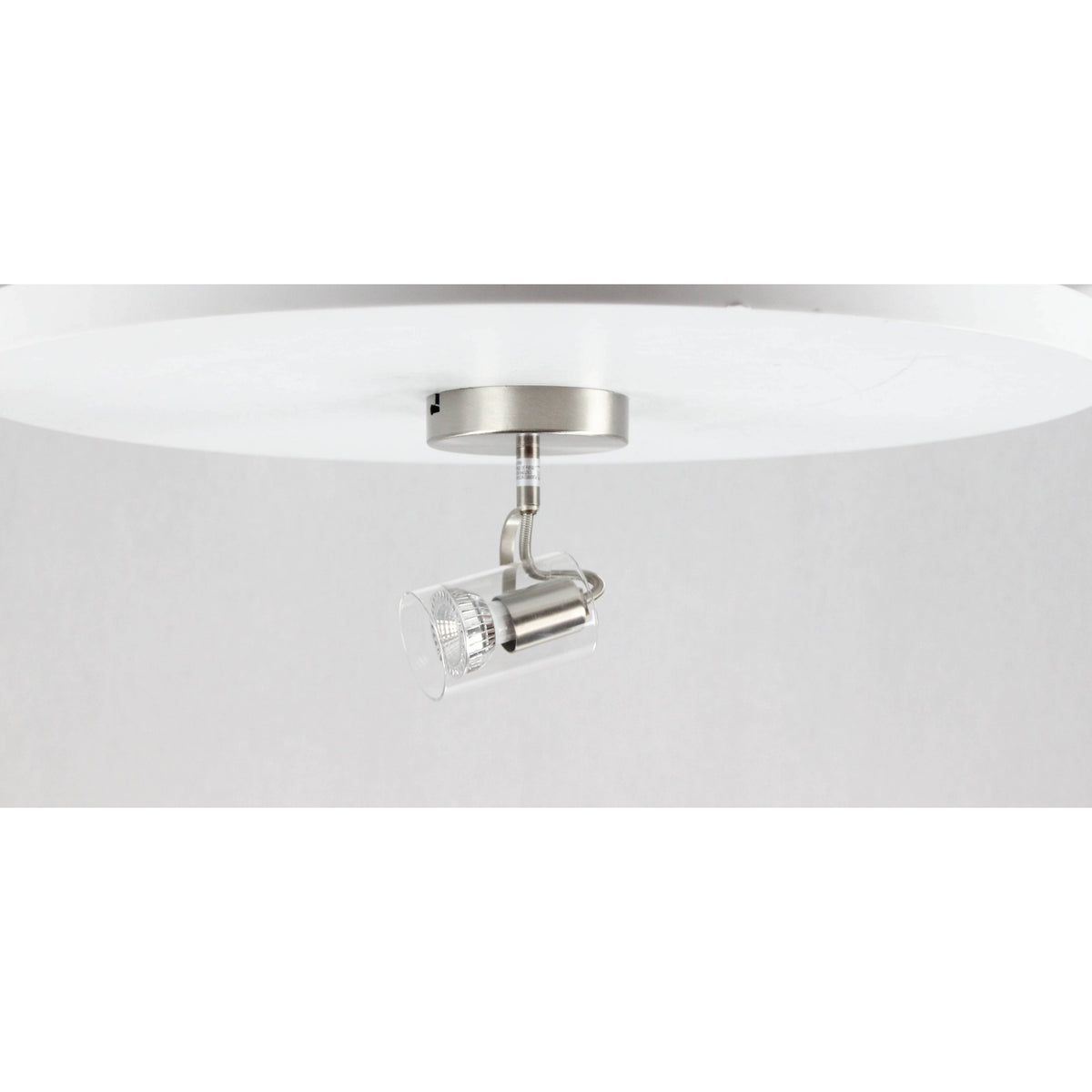 LAMP. TECHO NÍQUEL SATINADO 1L GU10 50W