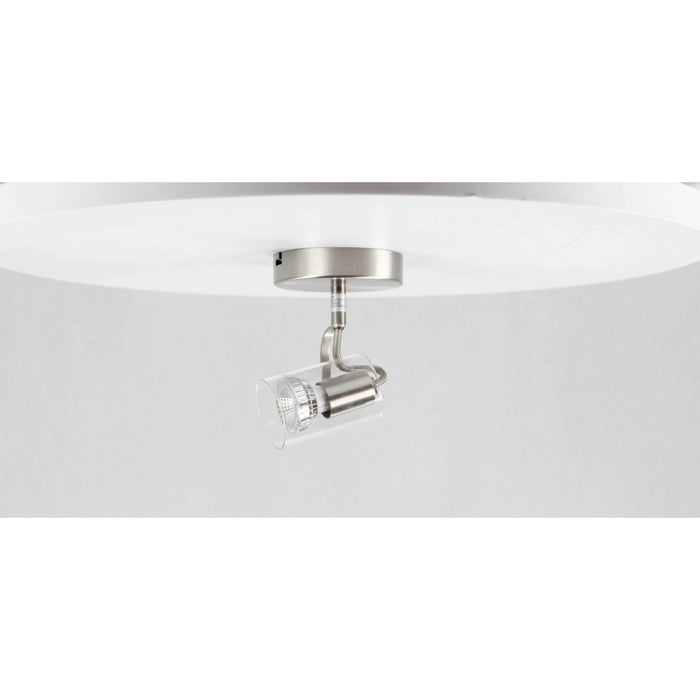 LAMP. TECHO NÍQUEL SATINADO 1L GU10 50W