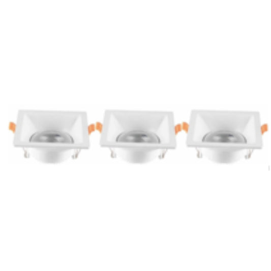 LAMP. LED EMPOTRABLE BLANCO 5W 100-240V 3000K 3 PIEZAS MOVIBLE