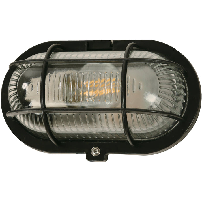 LAMP. EXT. PARED NEGRO 1L E27 12W