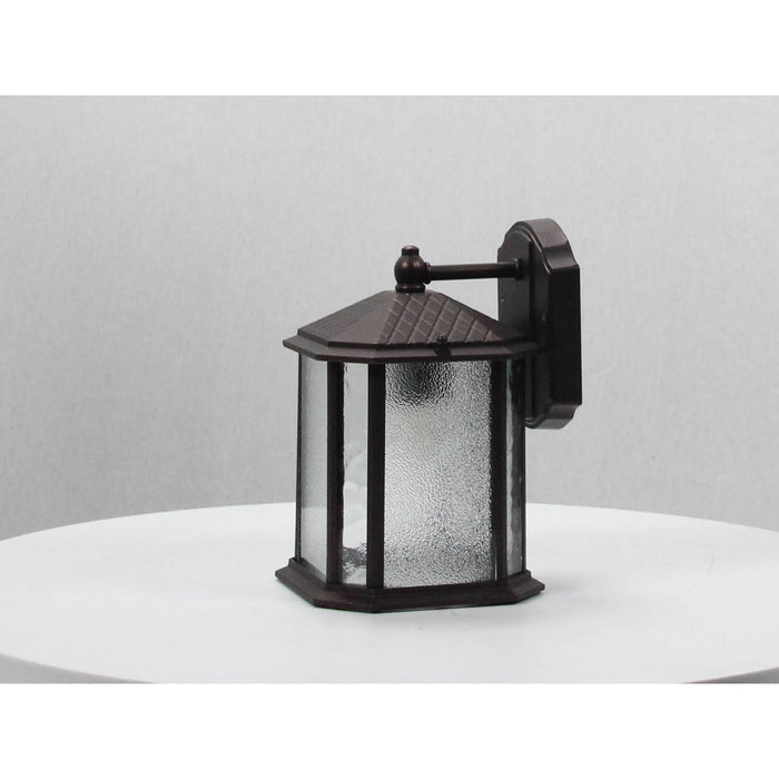 LAMP. EXT. PARED BRONCE OSCURO 1L E27 60W