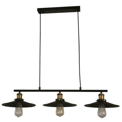LAMP. COLGANTE NEGRO 3L E27 40W