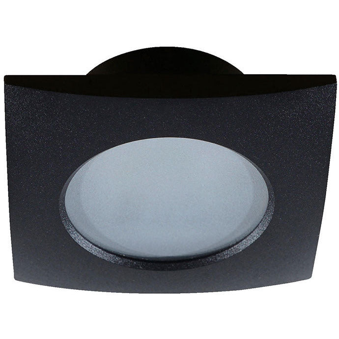LAMP. TECHO EMPOTRABLE NEGRO 1L GU10 13W