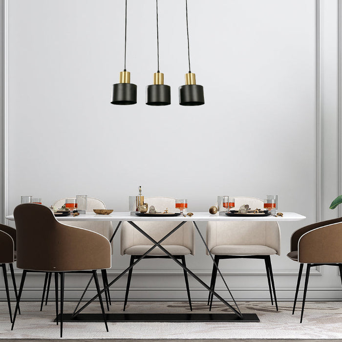 LAMP. COLGANTE NEGRO 3L E27 60W