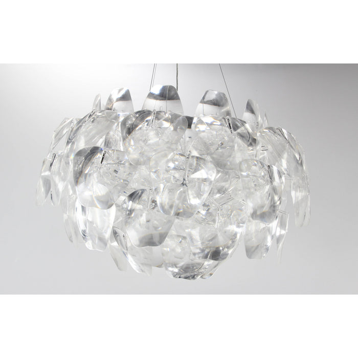 LAMP. TECHO CROMO 9L E27 60W