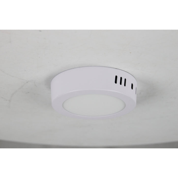 LAMP. LED TECHO BLANCO 1L 6W 100-240V 6000K
