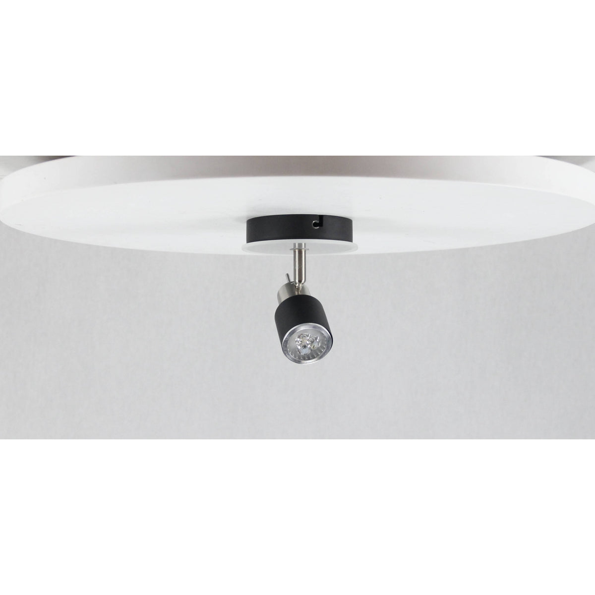 LAMP.TECHO NIQUEL SATINADO 1L GZ10 50W N/B