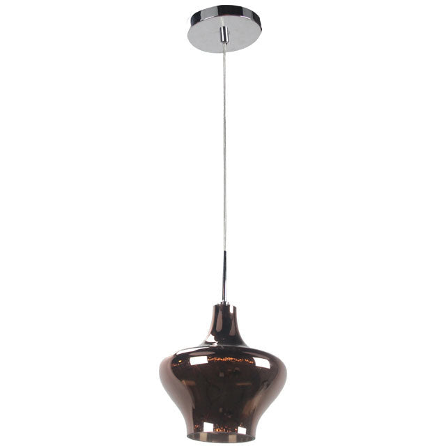 Lámpara Colgante Cromo 1L E14 40W