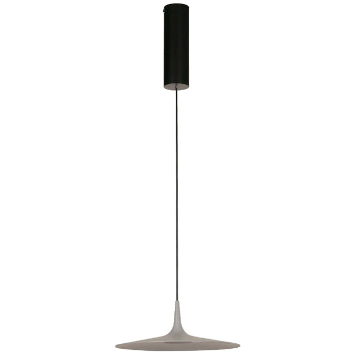 Lámpara Led Colgante Negro 1L 12W 100-240V 3000K