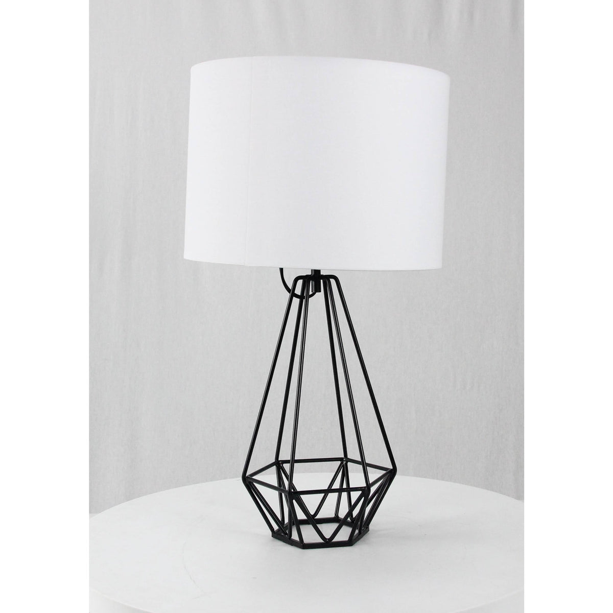 Lámpara Mesa Negro 1L E26 60W