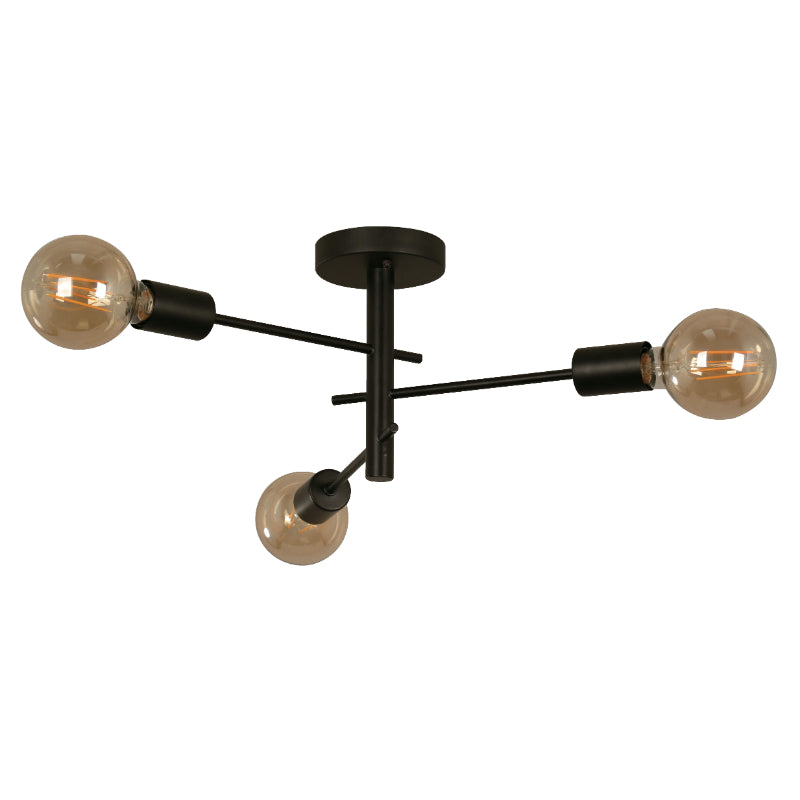 LAMP. TECHO NEGRO 3L E27 40W