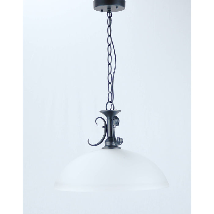 LAMP. COLGANTE NEGRO 1L E27 60W