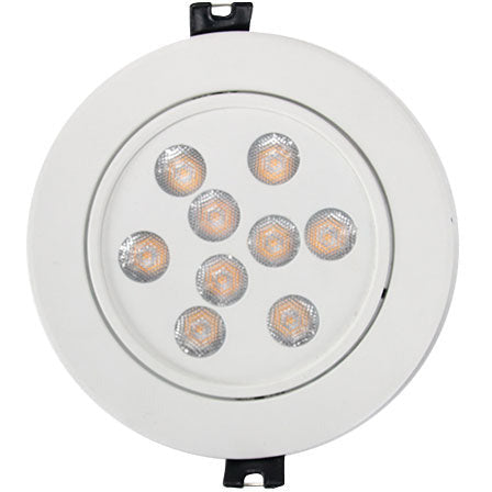 LAMP. LED DE TECHO BLANCO 9L 1W 2700K 85-265V