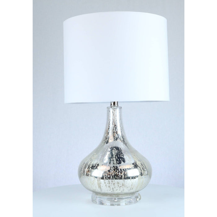 LAMP. MESA PLATEADO 1L E27 100W