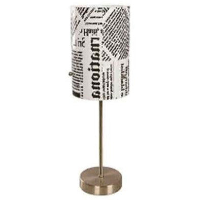 LAMP. MESA NIQUEL SATINADO 1L E27 60W
