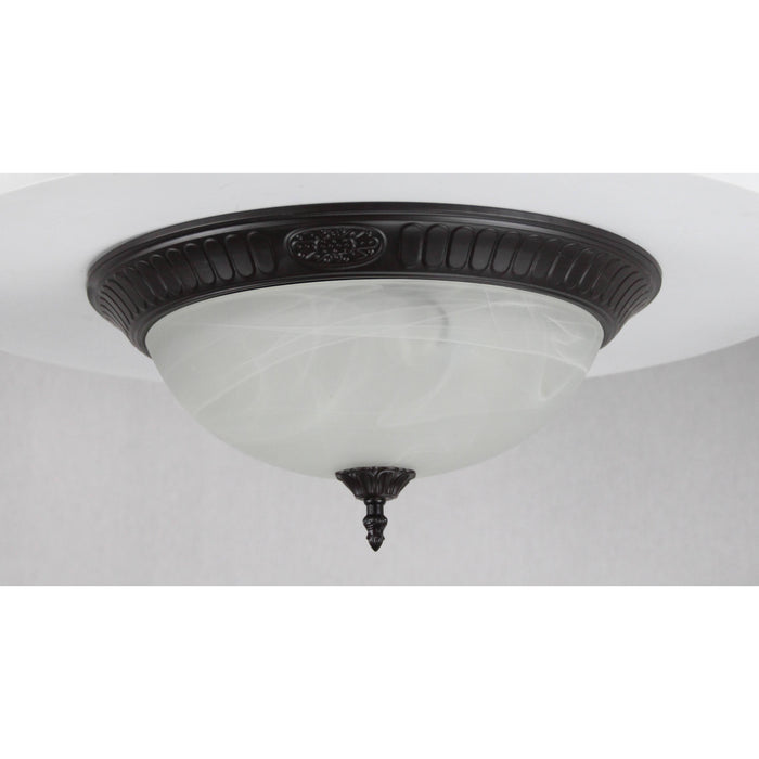 LAMP. TECHO BRONCE CEPILLADO 2L E27 40W