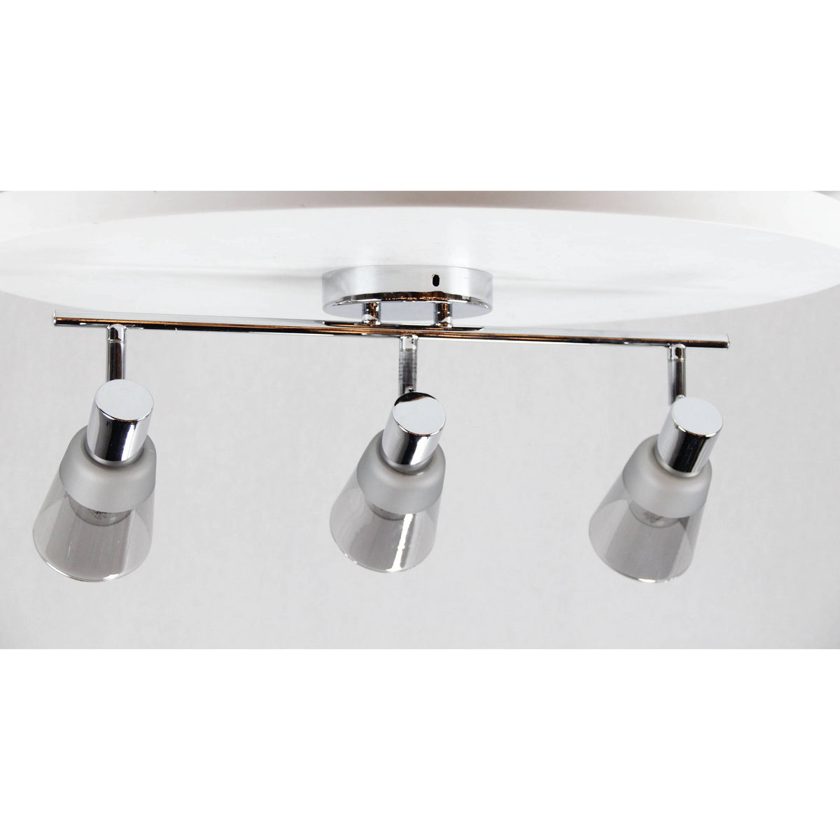 LAMP. TECHO REFLECTORA CROMO 3L E14 40W