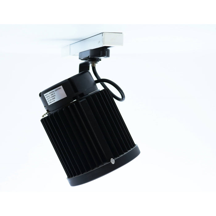 LAMP. LED TECHO RIEL NEGRO 1L 30W 100-277V 3000K