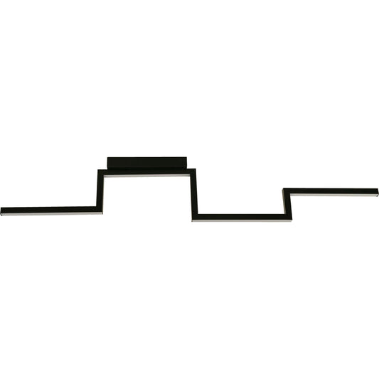 LAMP. LED TECHO NEGRO 1L 16W 100-240V 3000K