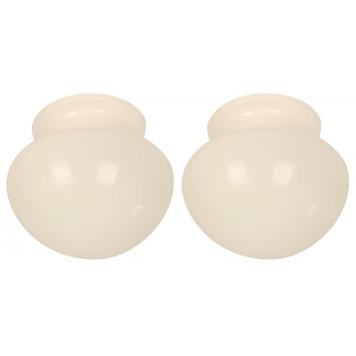 LAMP. TECHO BLANCO 1L E27 60W (2 PIEZAS)