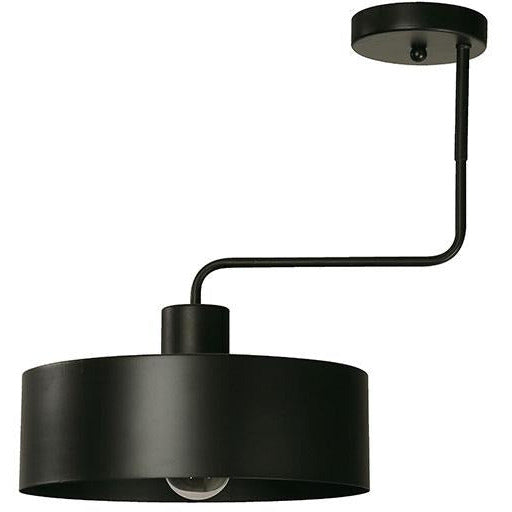 LAMP. TECHO NEGRO 1L E27 40W
