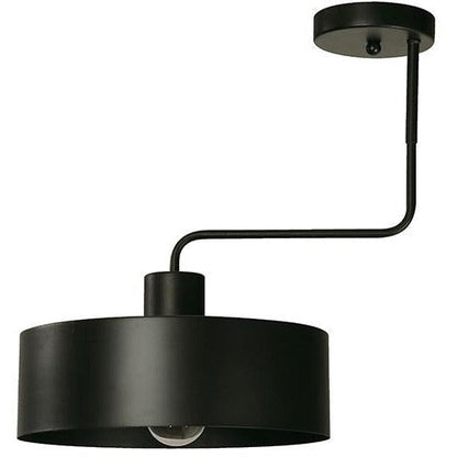 LAMP. TECHO NEGRO 1L E27 40W