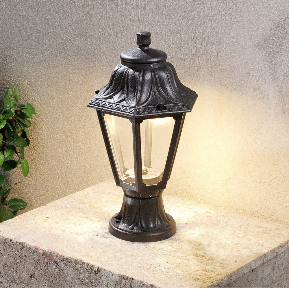 LAMP. EXT. POSTE MIKROLOT/ANNA NEGRO 1L E27 12W