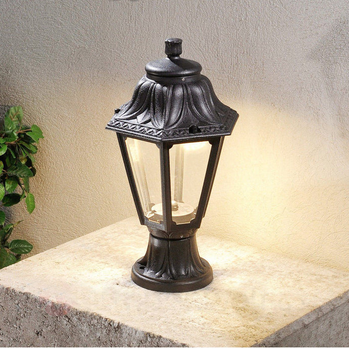 LAMP. EXT. POSTE MIKROLOT/ANNA NEGRO 1L E27 12W