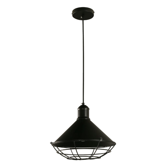 Lámpara Colgante Negro 1L E27 60W