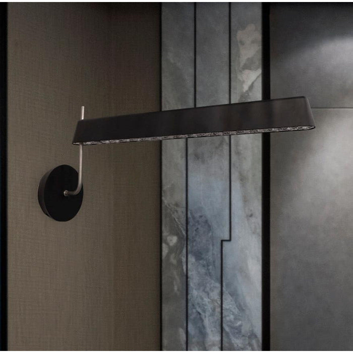 LAMP. LED PARED CRISTAL INSIDE/OUT NEGRO 24W