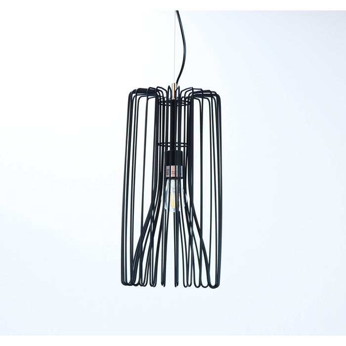 Lámpara Techo Negro 1L E27 40W