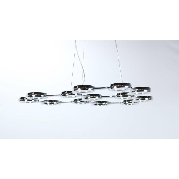 LAMP. LED COLGANTE CROMO 78W 100-240V 3000K