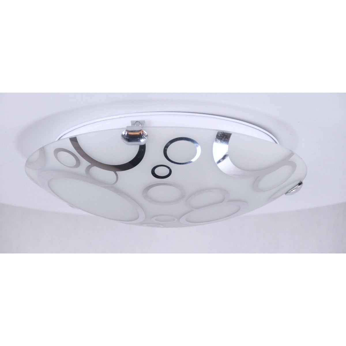 LAMP. TECHO CROMO 2L E27 60W