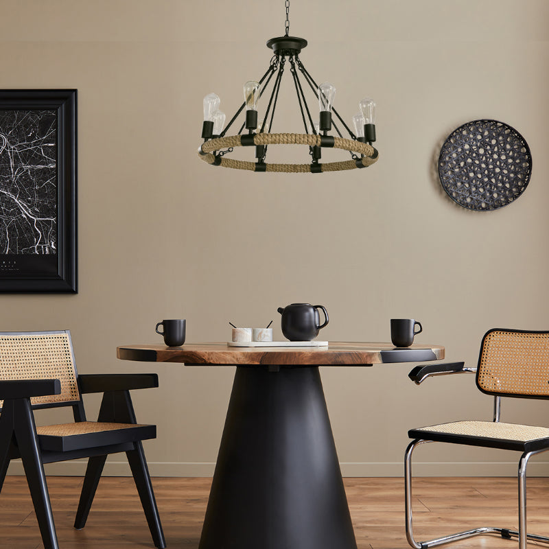 LAMP. COLGANTE BRONCE 8L E27 60W