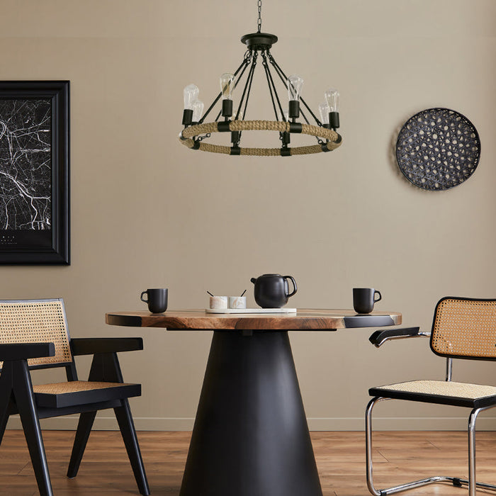 LAMP. COLGANTE BRONCE 8L E27 60W