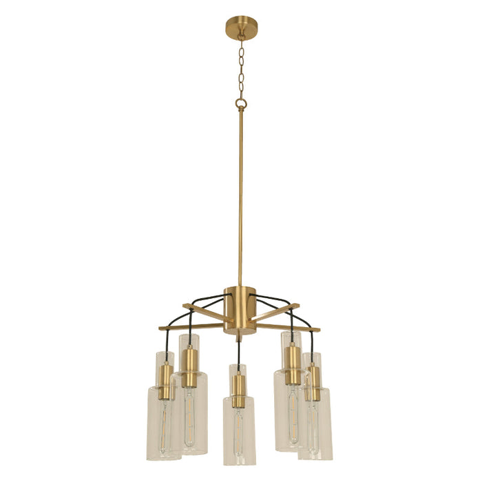 LAMP. COLGANTE BRONCE 5L E27 60W