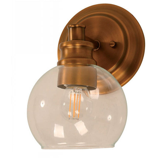 LAMP. PARED BRONCE DORADO 1L E27 40W