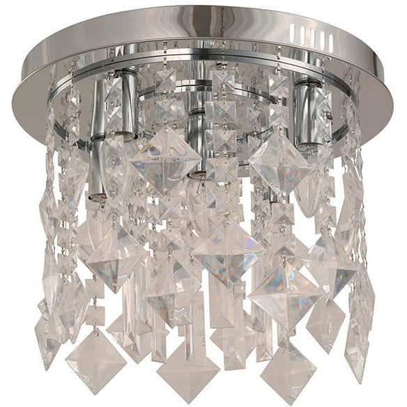 LAMP. TECHO CROMO 5L E14 40W