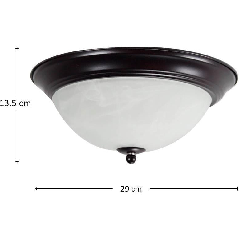 LAMP. TECHO CHOCOLATE 2L E27 40W (2 PIEZAS)