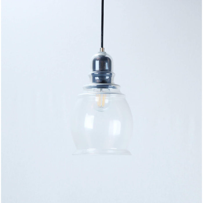 LAMP. COLGANTE NEGRO 1L E27 40W