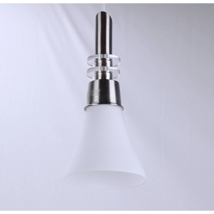 LAMP. COLGANTE BLANCO 1L E27 60W