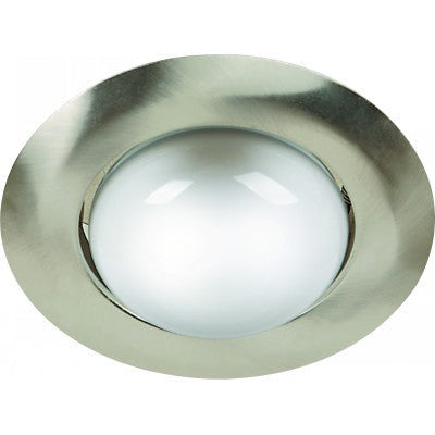 LAMP.TECHO E27*1L*50W (N/B) ACAB. SATIN NIQUELADO