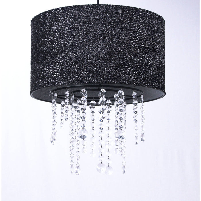 Lámpara Colgante Negro 1L E27 60W