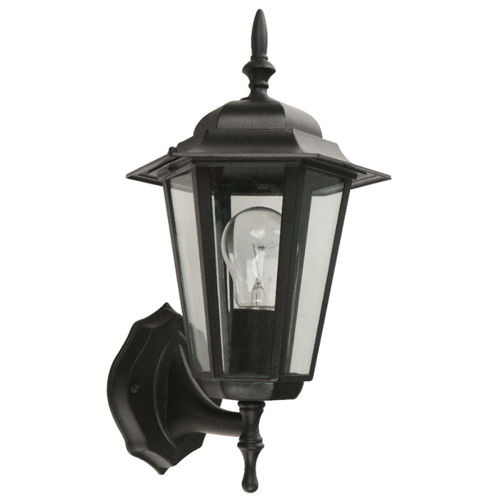 LAMP. EXT. PARED NEGRO 1L E27 100W